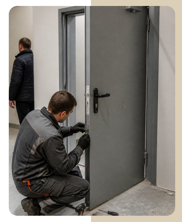 Ремонт противопожарной двери в Ревде по цене 6876 р. | ДвериЛегко-Рвд